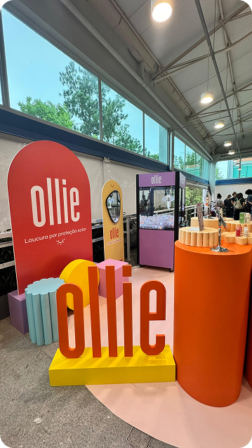 Detalhe da ativação Ollie