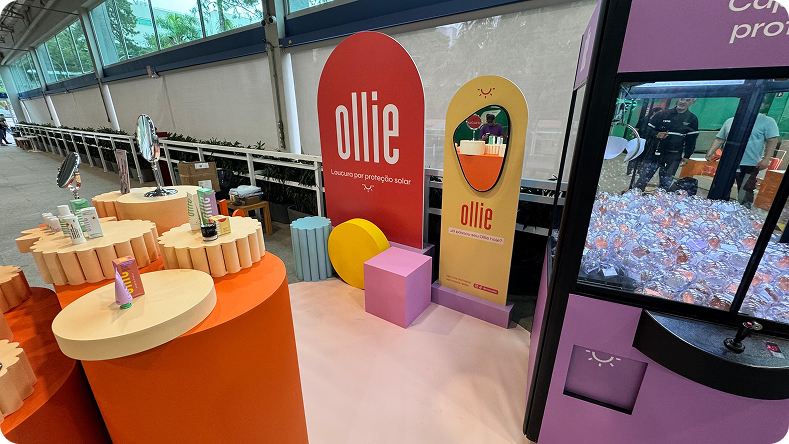 Experiência de marca Ollie planejada e produzida pela Squadra